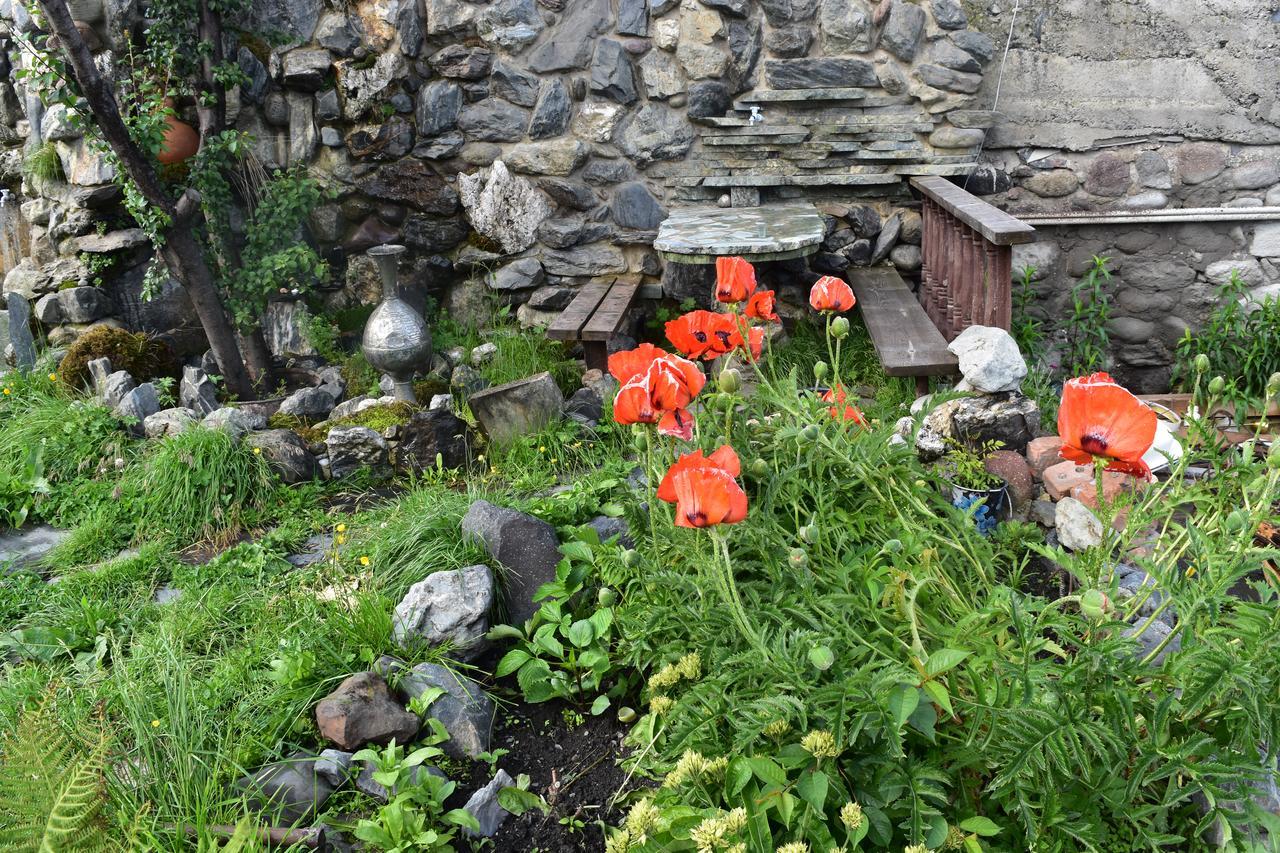 Qusha Guesthouse Meeting In The Mountains And Views Kazbegi Exterior foto