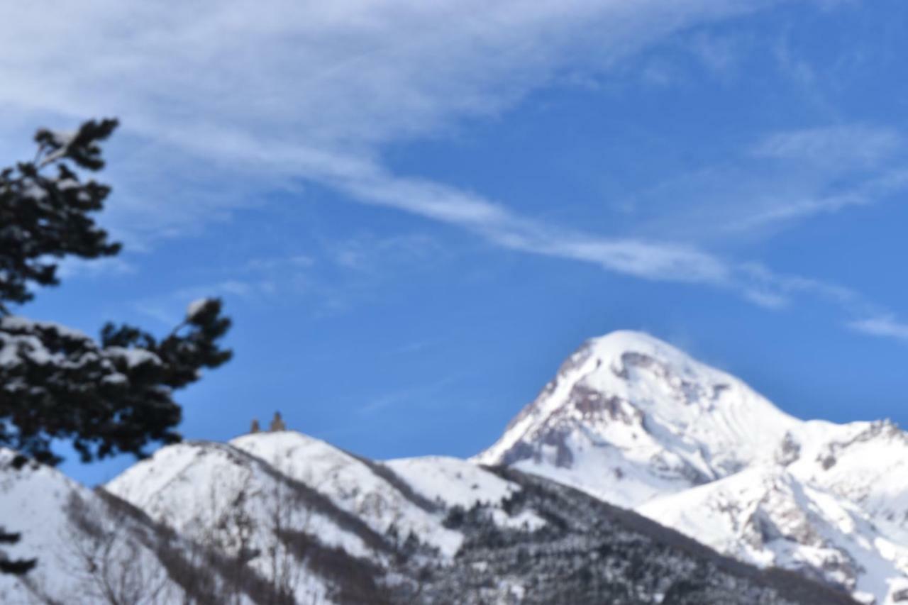 Qusha Guesthouse Meeting In The Mountains And Views Kazbegi Exterior foto